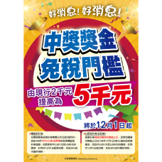 海報-24057/中獎門檻